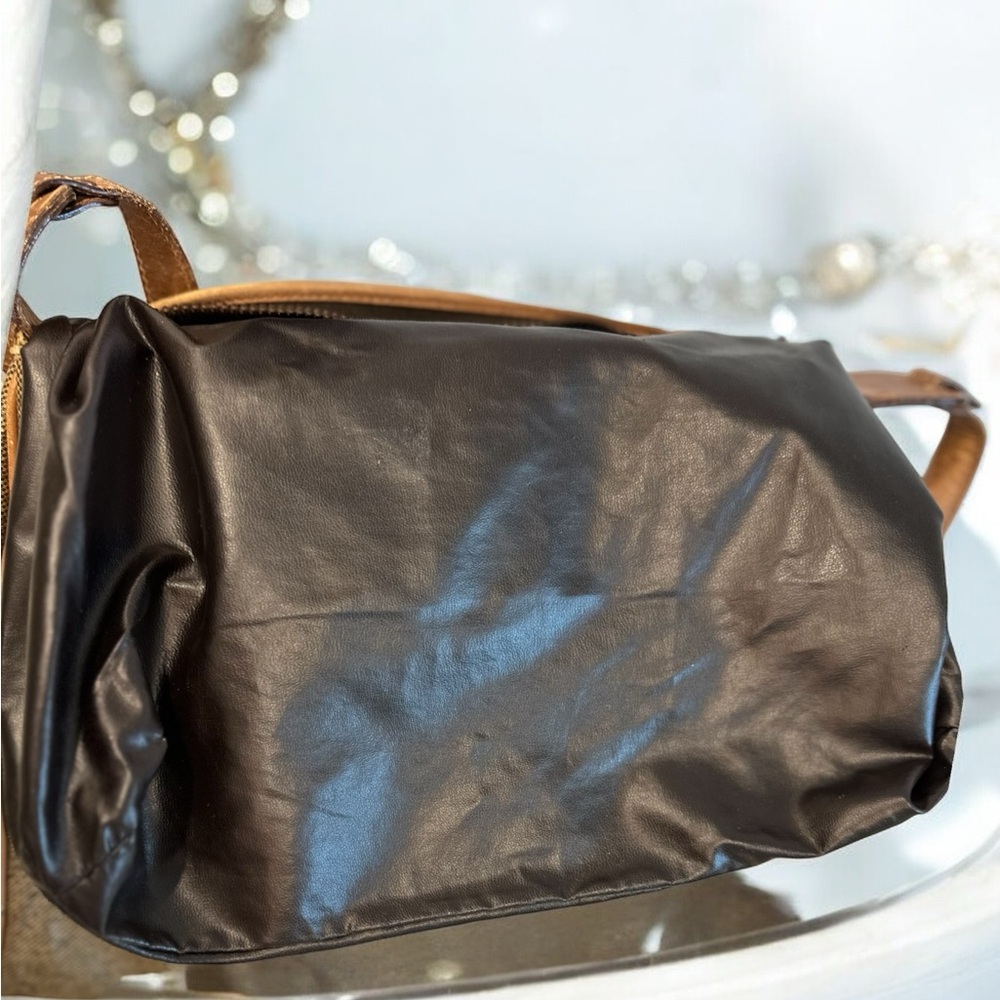 Celine Beige Coated Canvas and Leather Shoulder Bag - Picture 8 of 14